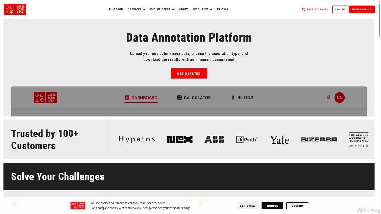 Data Annotation Platform with Free Trial & Cost Calculator | Label Your Data for Label Your Data