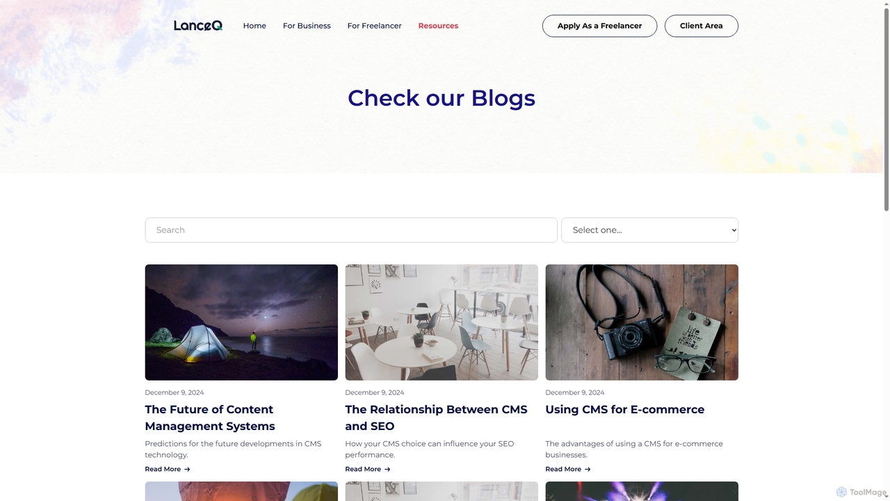 Blog for LanceQ