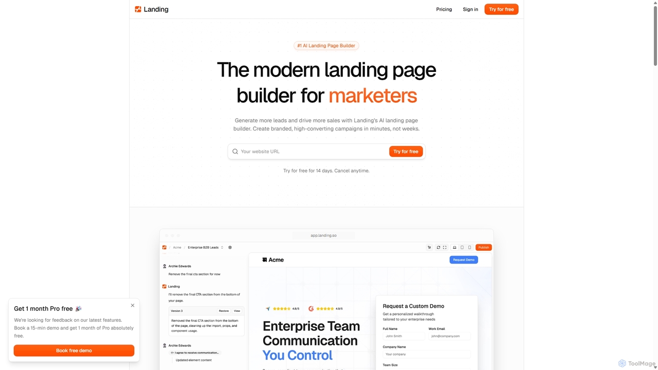 Landing