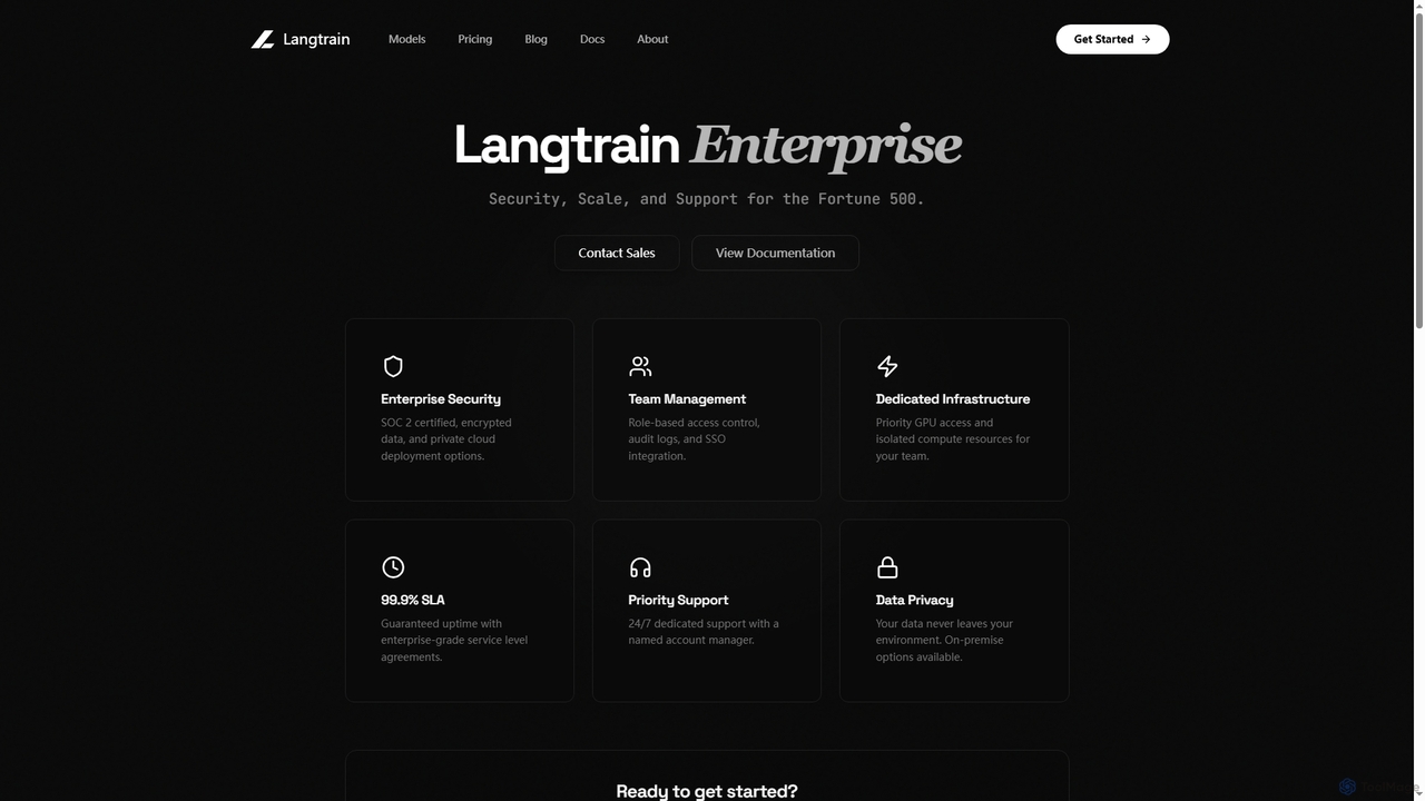 Enterprise - LangTrain for Langtrain