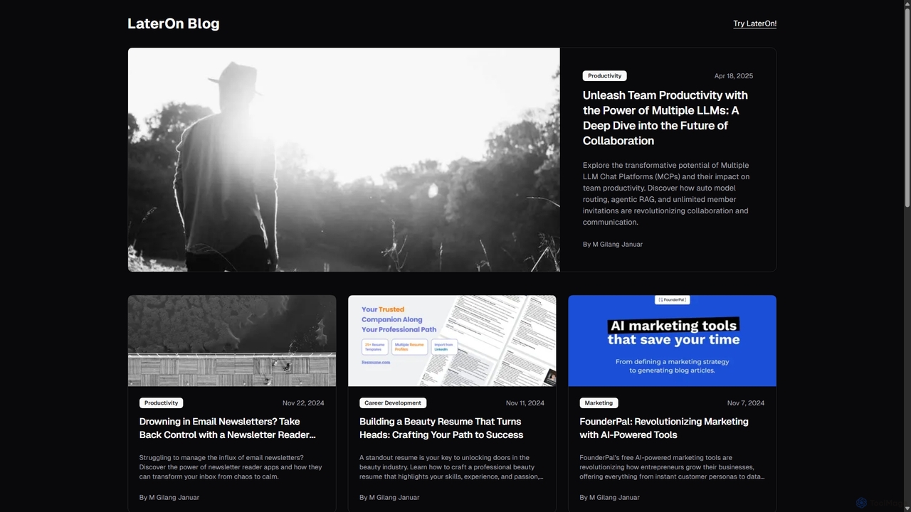 LaterOn Blog for LaterOn
