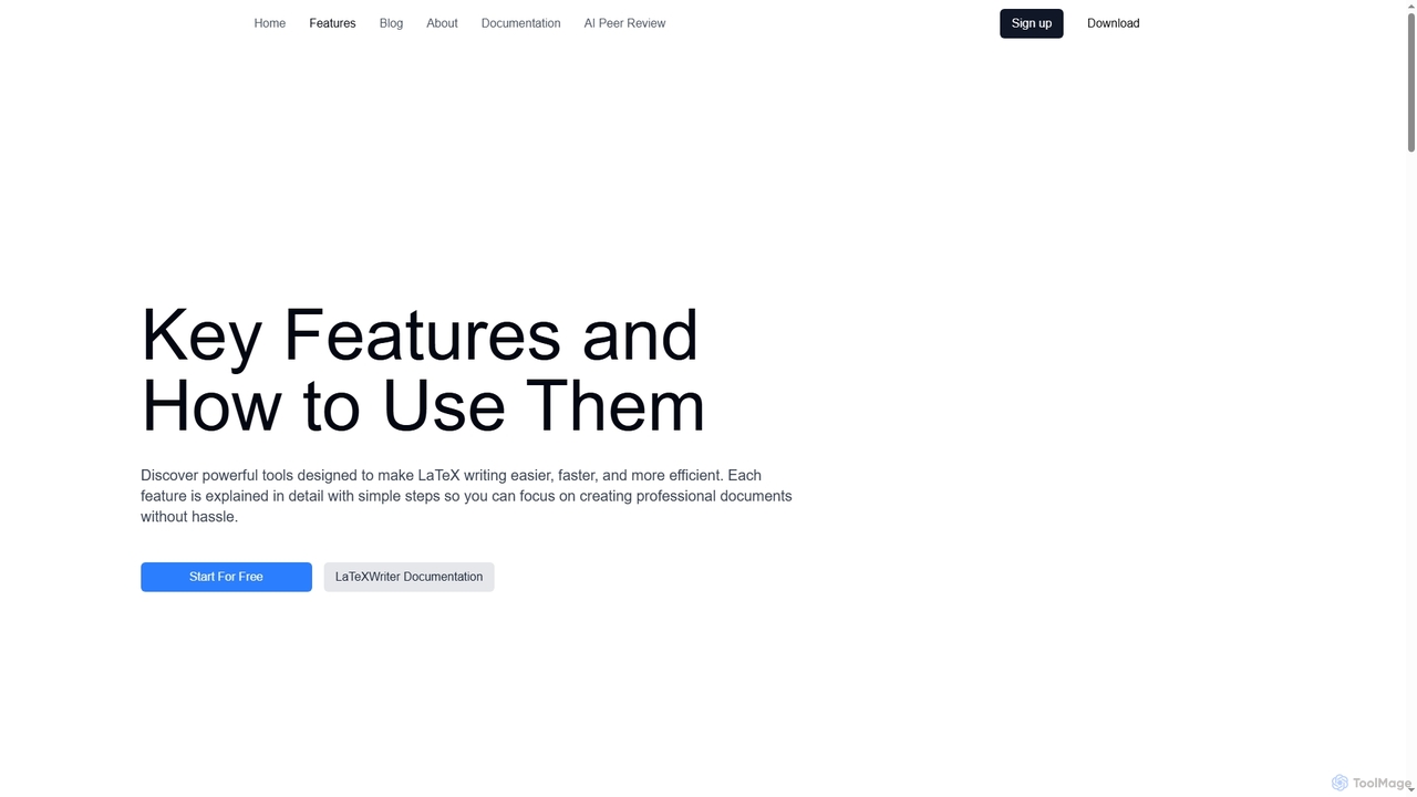 LaTeXWriter Features - Advanced LaTeX Editor for Professionals for Latexwriter