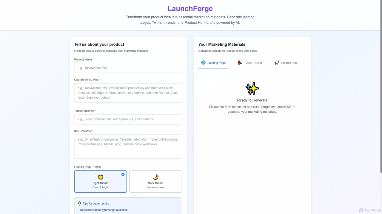 Launch Forge Nine