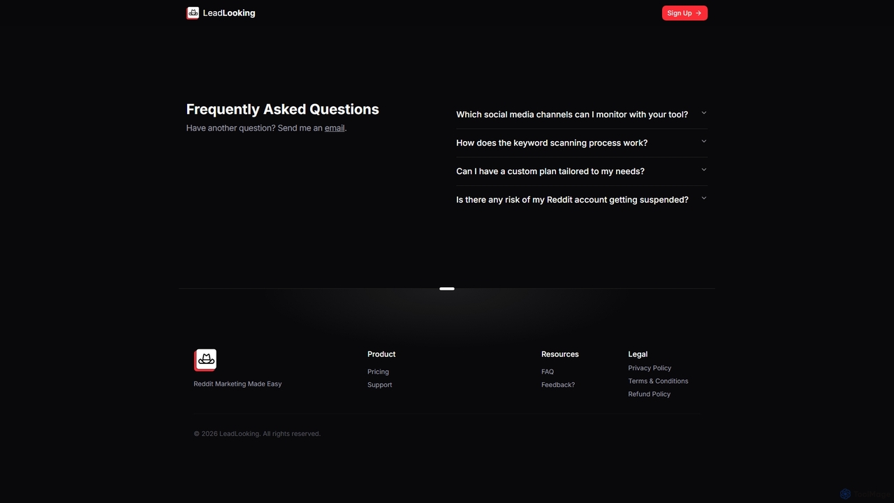 LeadLooking - Find Your Next Customer on Reddit for LeadLooking