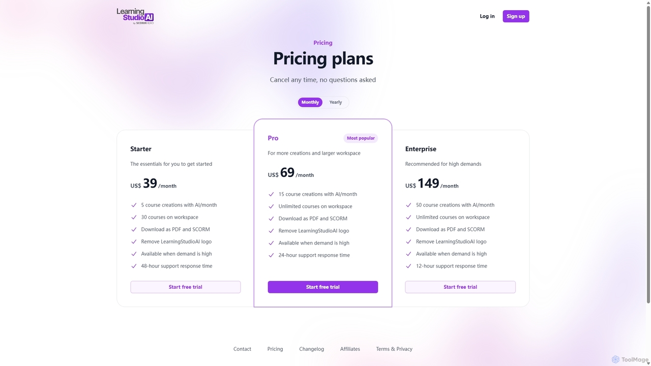 Create courses with AI-powered authoring tool | LearningStudioAI for LearningStudioAI