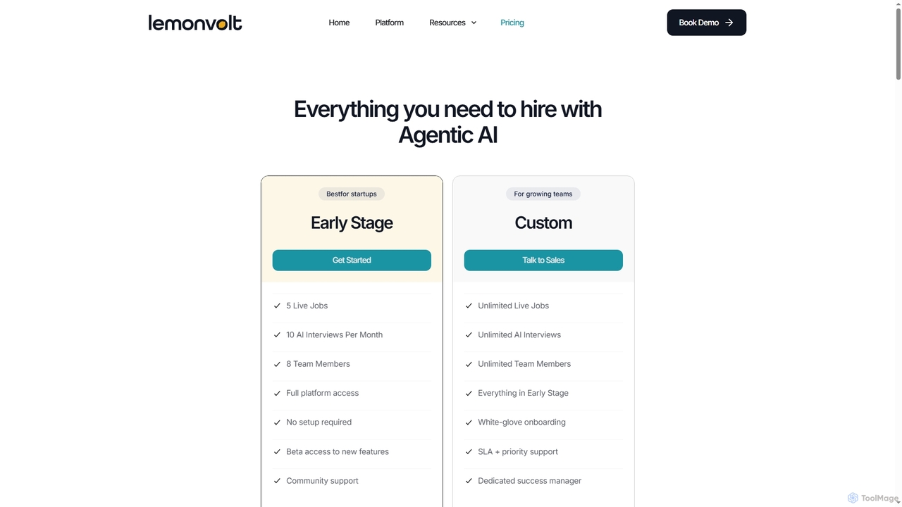 Lemonvolt Pricing – Flexible Plans for Modern Recruiting Teams for Lemonvolt