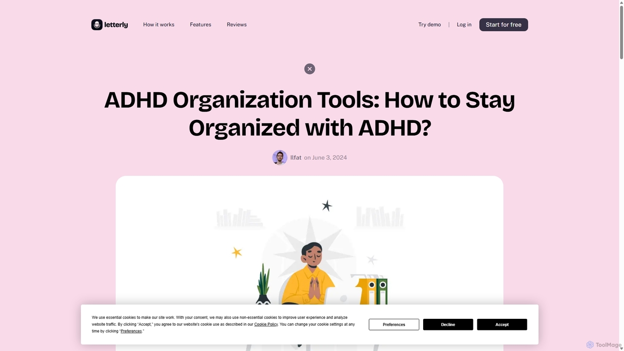 ADHD organization tools: planners, apps, hacks for Letterly