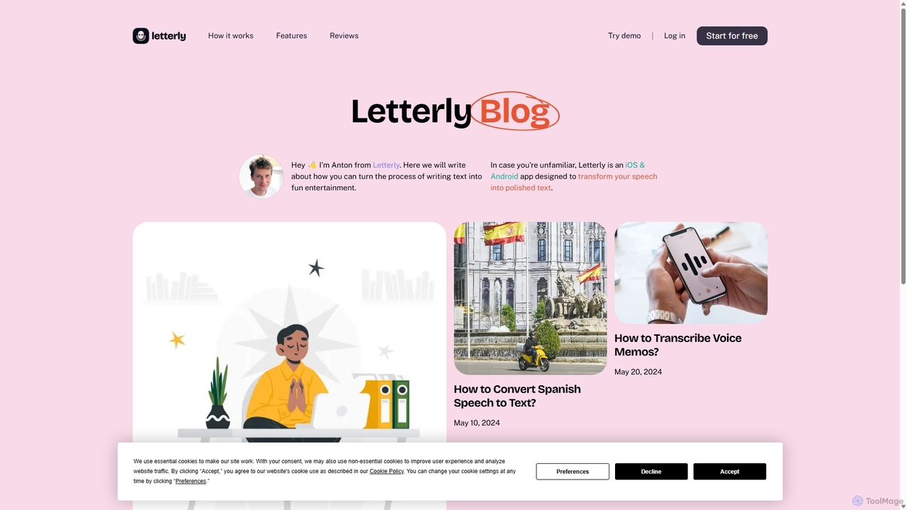 Blog · Letterly for Letterly
