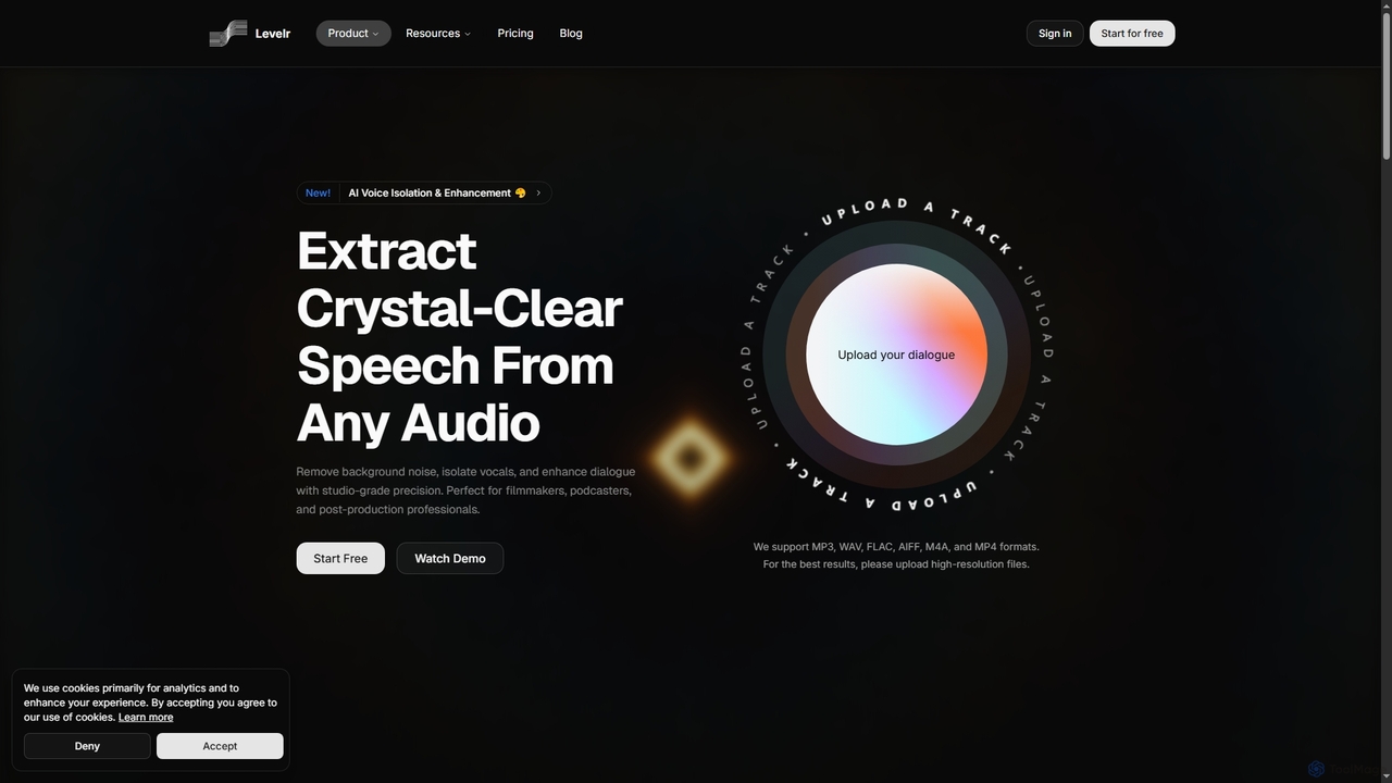 AI Audio Restoration | Levelr for Levelr