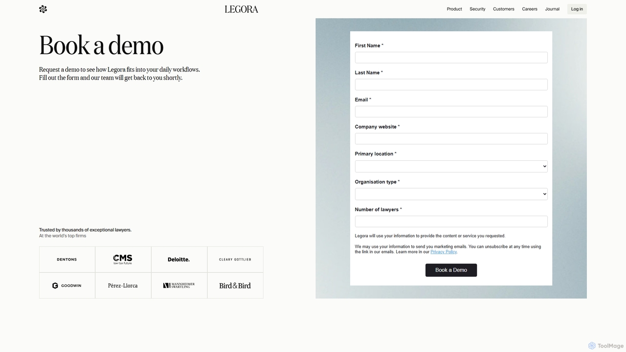 Book a demo | Legora for Leya