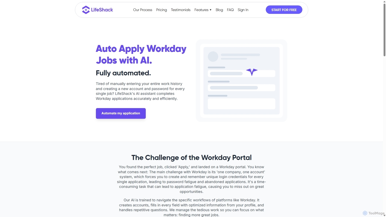 Conquer Workday Applications with AI | LifeShack Auto Apply for LifeShack