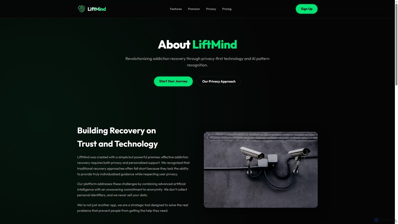 About LiftMind | Privacy-First Recovery for LiftMind
