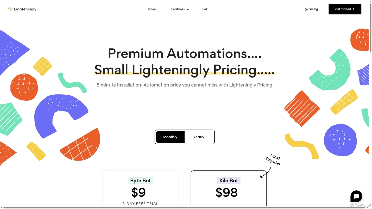 Lighteningly Pricing - Lighteningly for Lighteningly