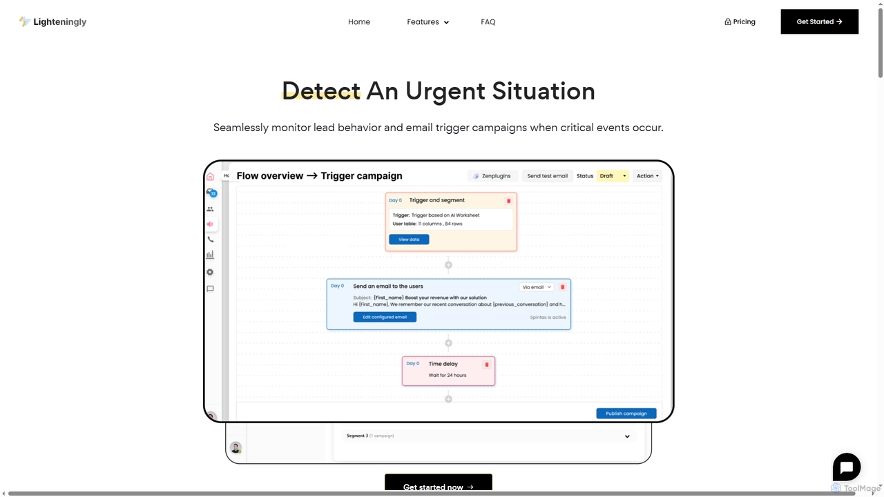 Email Trigger Campaigns - Lighteningly for Lighteningly