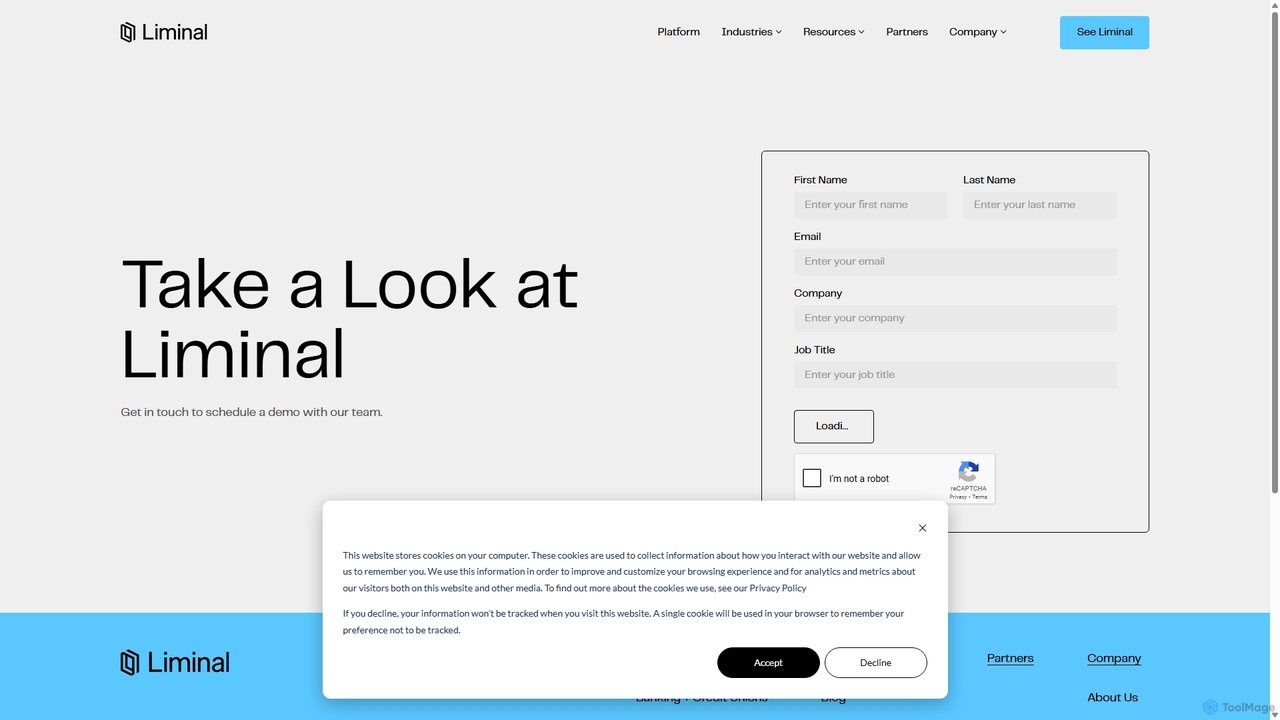 Get a Demo | Liminal for Liminal