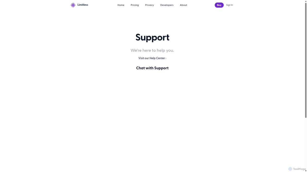Support - Limitless for Limitless