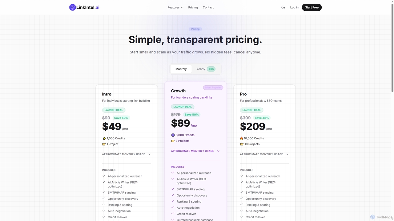 Pricing - LinkIntel AI | LinkIntel for LinkIntel