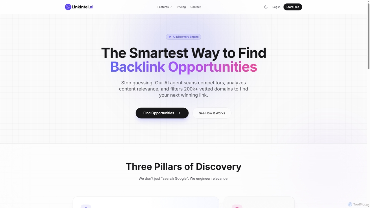 Find Backlink Opportunities Automatically | LinkIntel AI | LinkIntel for LinkIntel