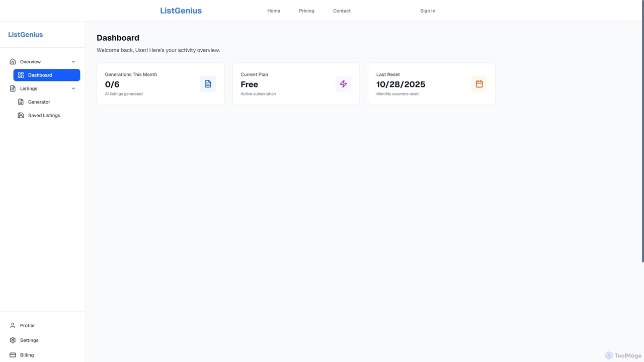 ListGenius - AI Etsy Listing Expert for ListGenius