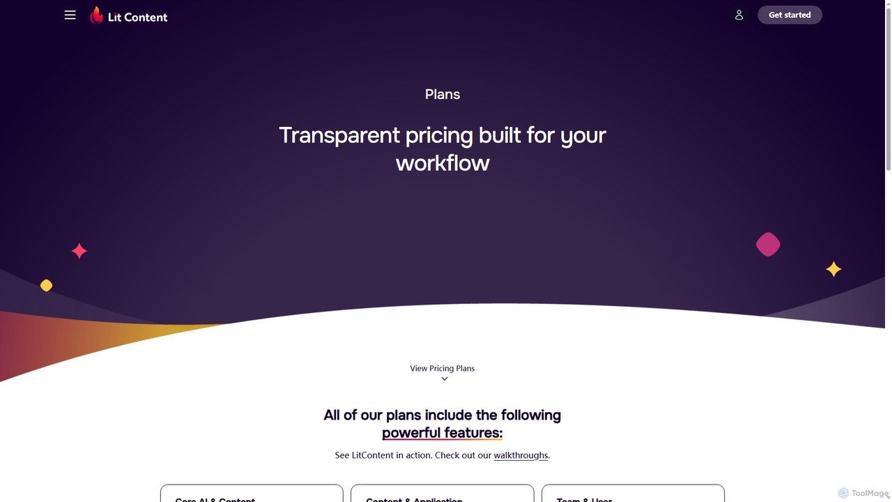 Plans - LitContent for LitContent