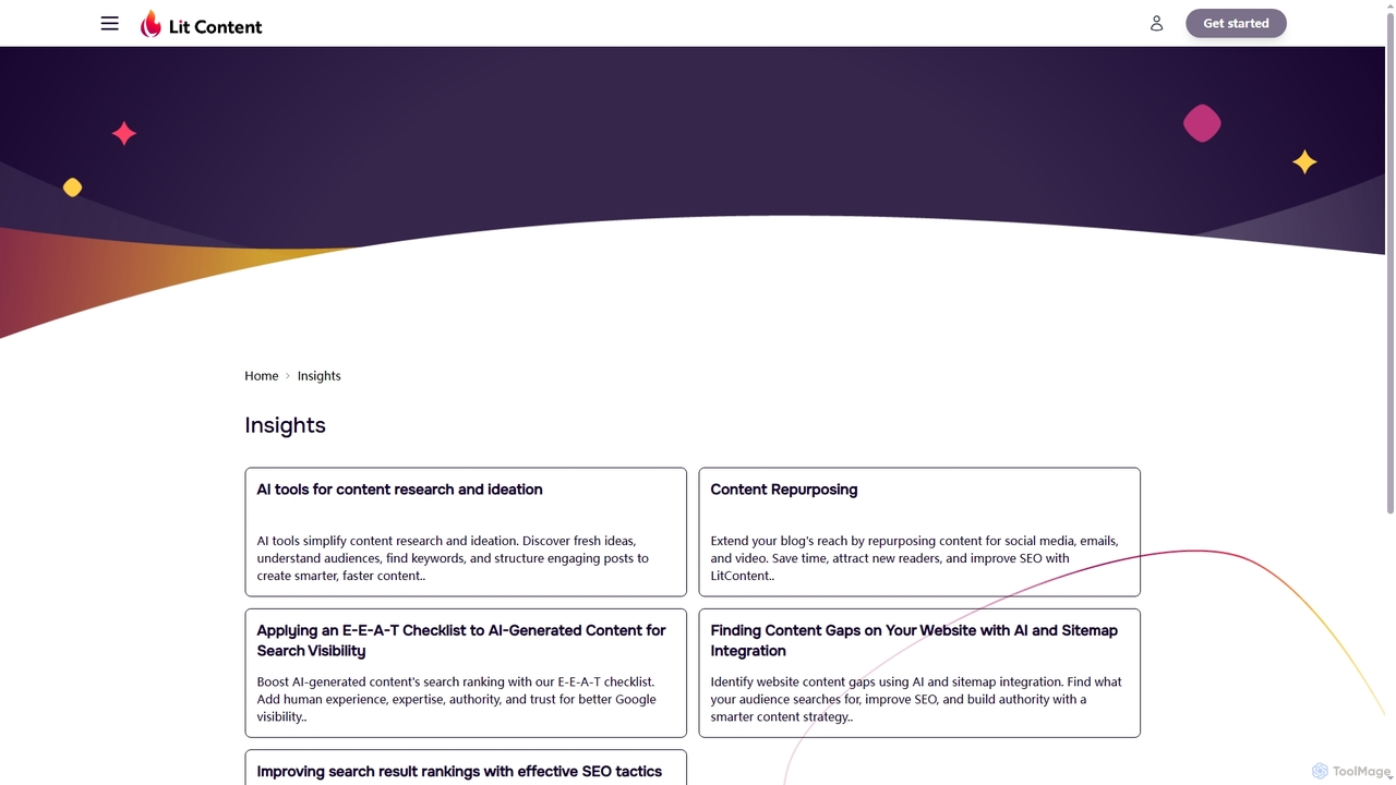 Insights - LitContent for LitContent