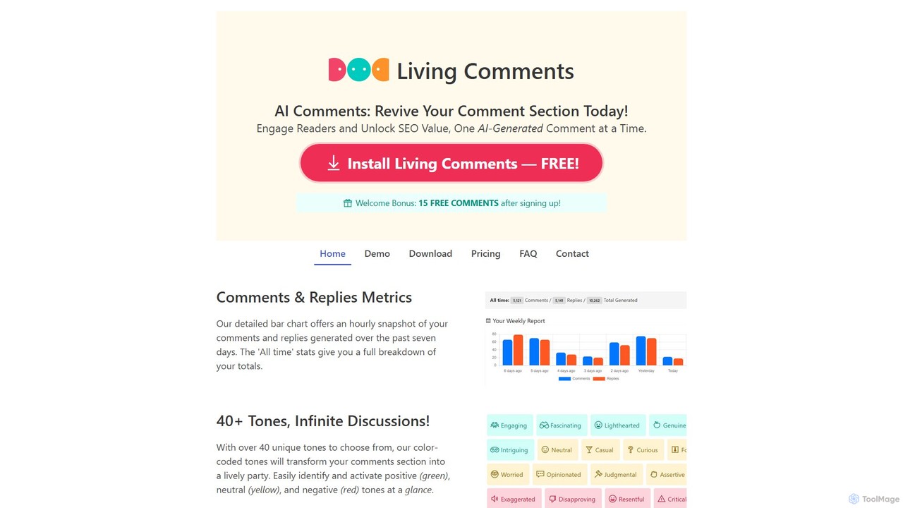 Living Comments