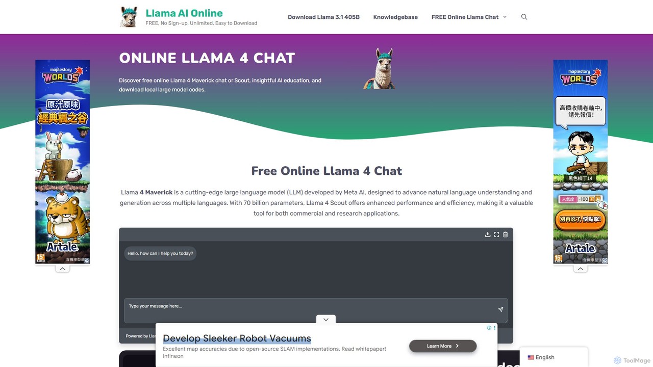 Llama AI Online