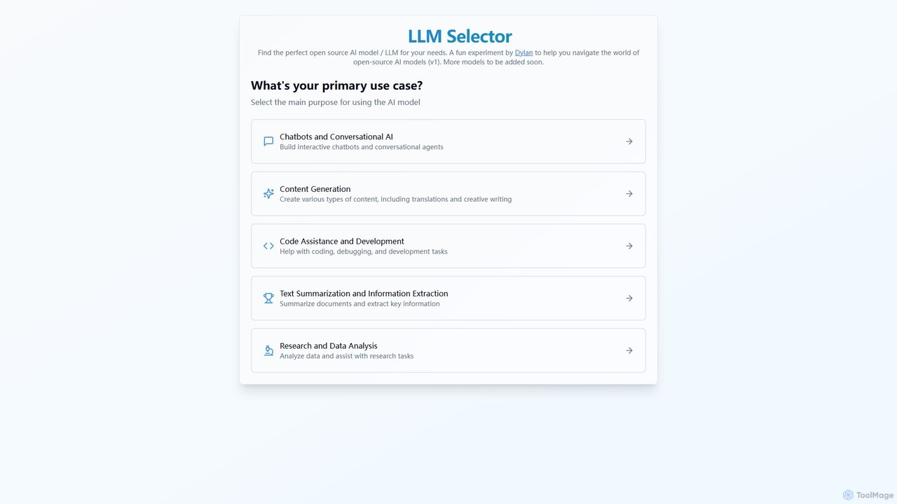 LLM Selector