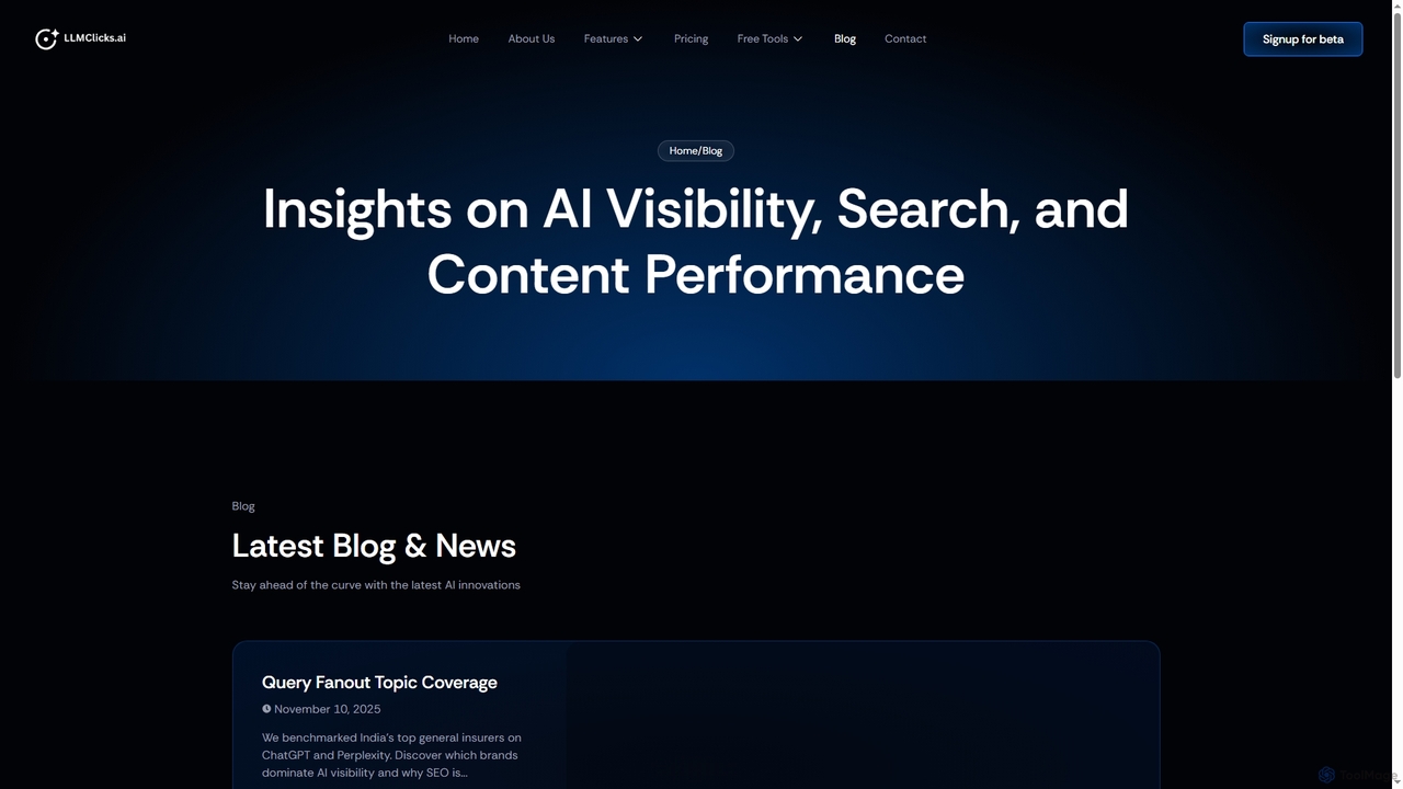 AI Visibility Blog | Insights on AI Search and Brand Reach for Llmclicks