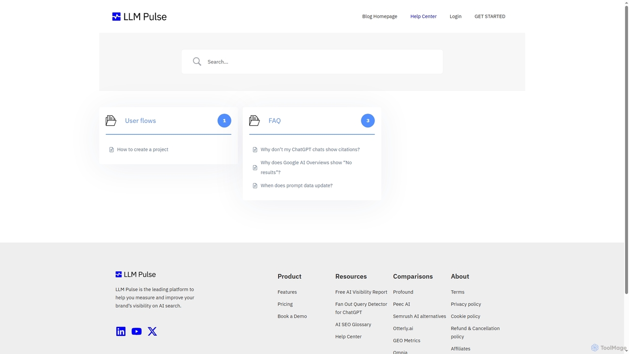 Help Center - LLM Pulse for Llmpulse