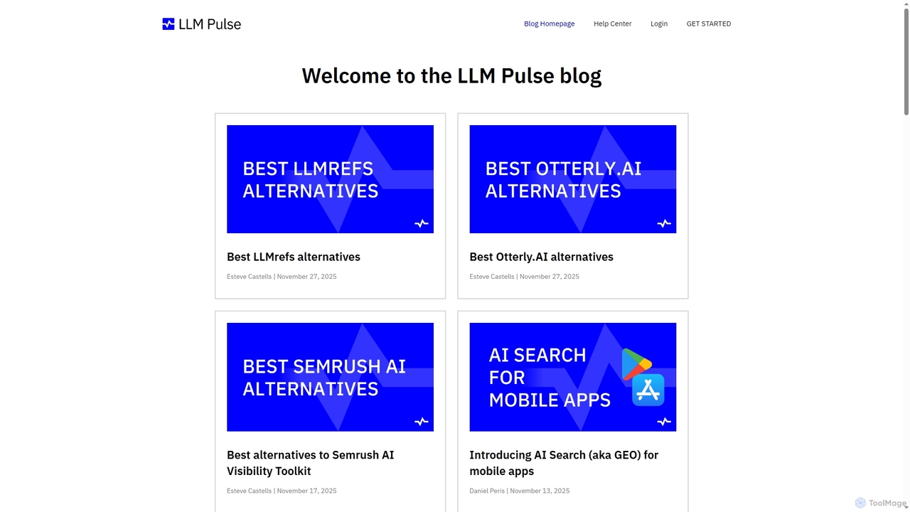 Blog - LLM Pulse for Llmpulse