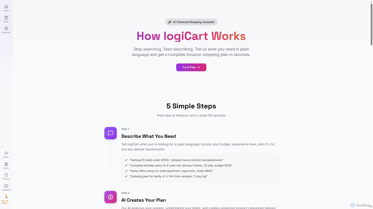 How to Use logiCart - AI Shopping Assistant Tutorial | logiCart for logiCart
