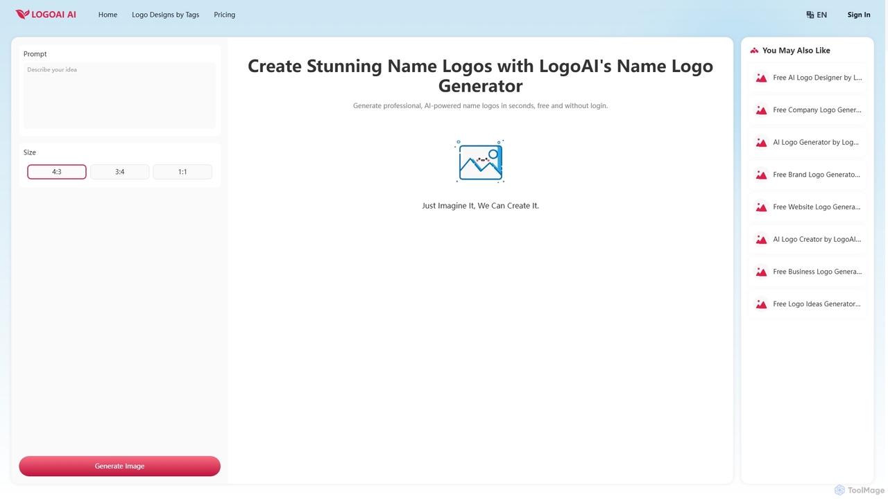 Free Name Logo Generator by LogoAI - Generate Professional Logos Instantly for LogoAI