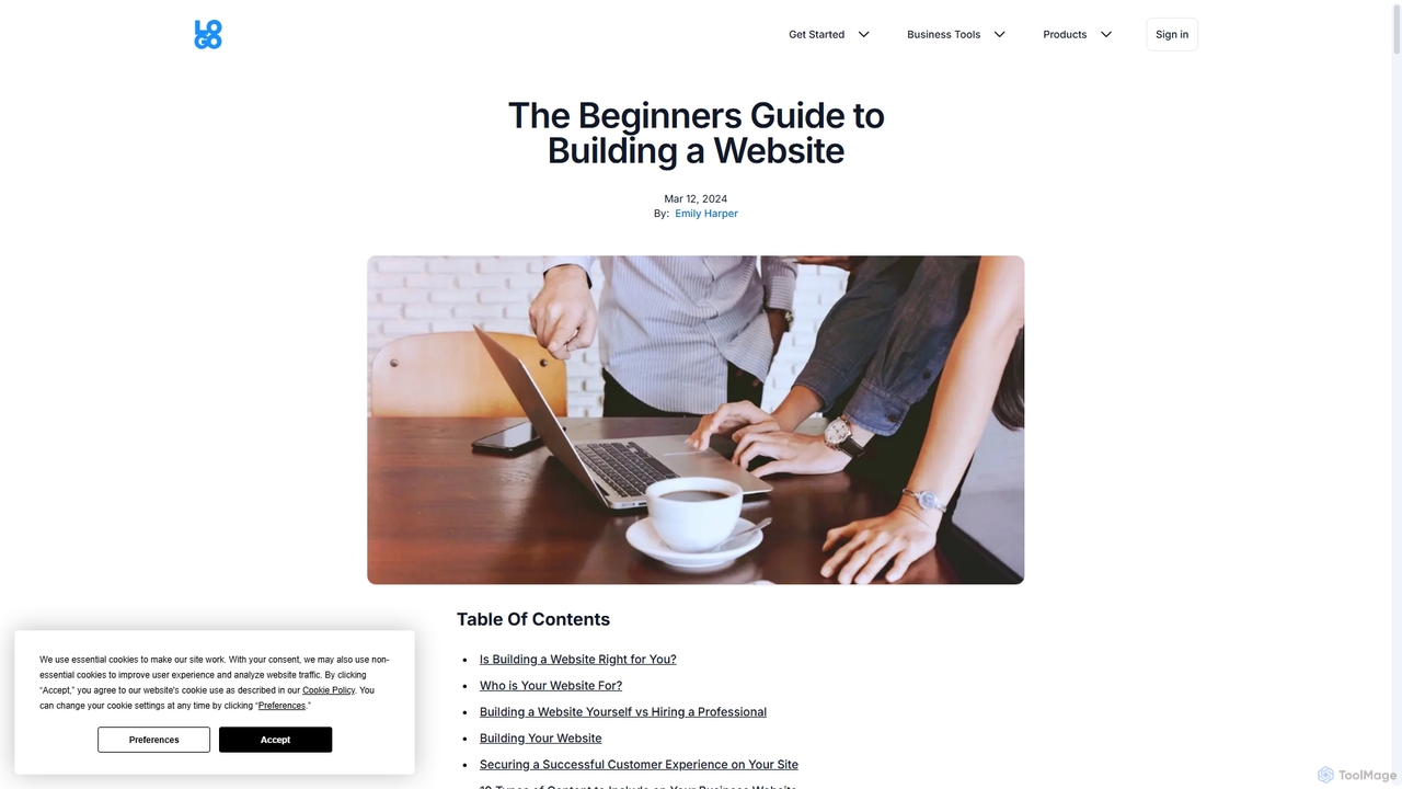 The Beginners Guide to Building a Website for LOGO.com