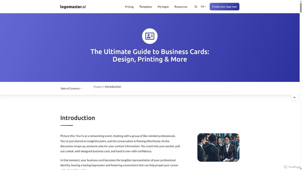 The Ultimate Guide to Business Cards: Design, Printing & More for Logomaster.ai