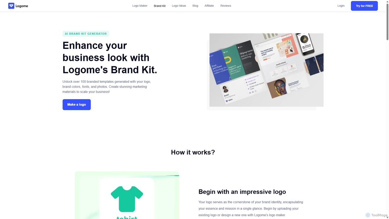 Enhance your business look with Logome's Brand Kit. for Logome