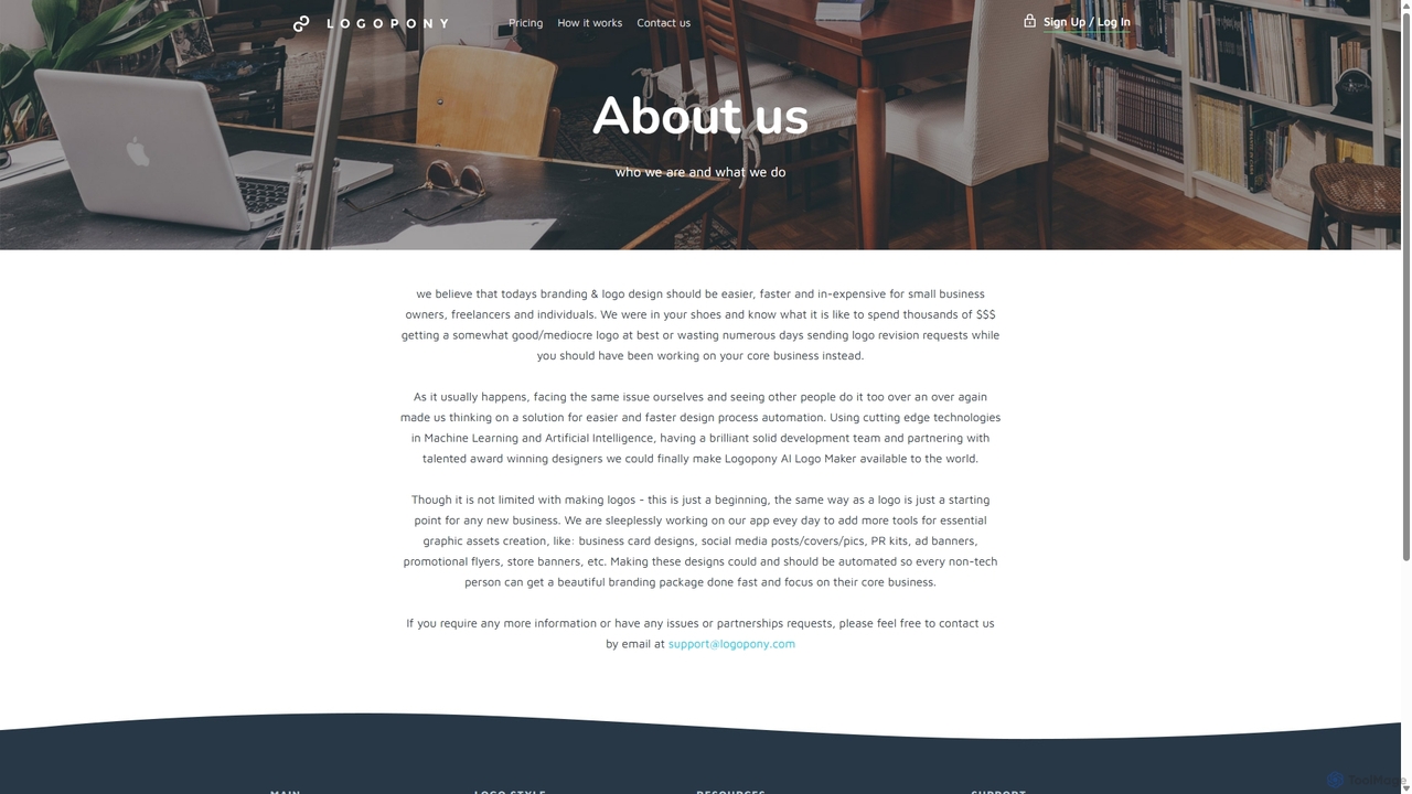 Logopony: About Us for Logopony