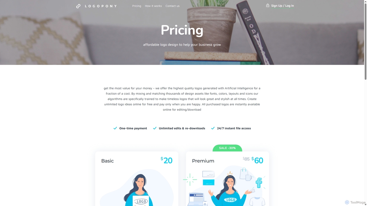 Logopony: Pricing for Logopony