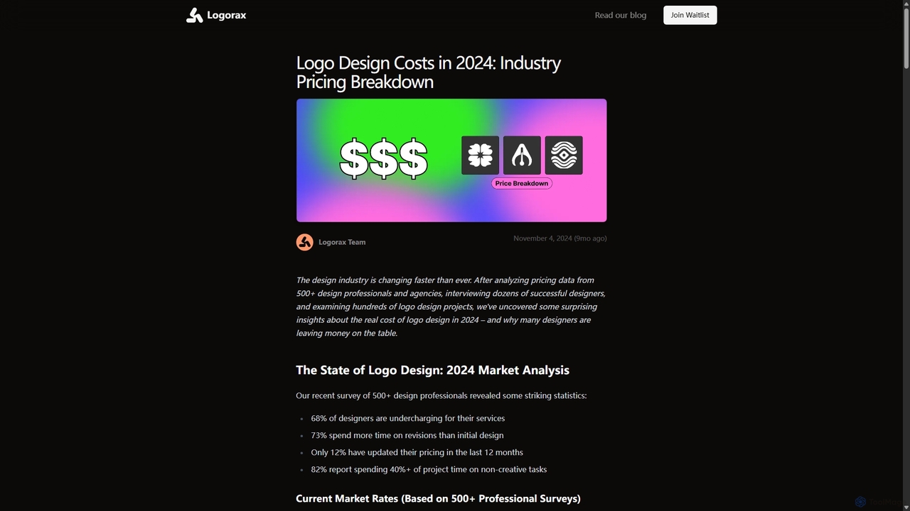 Logorax | Logo Design Costs in 2024: Industry Pricing Breakdown for Logorax