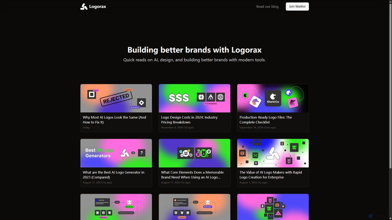 Logorax | Design notes, blog, insights for Logorax