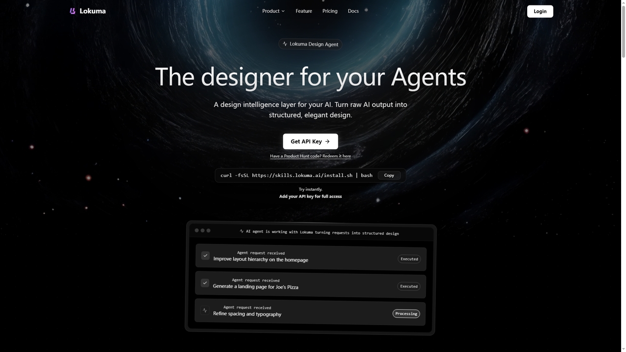Lokuma Designer Agent