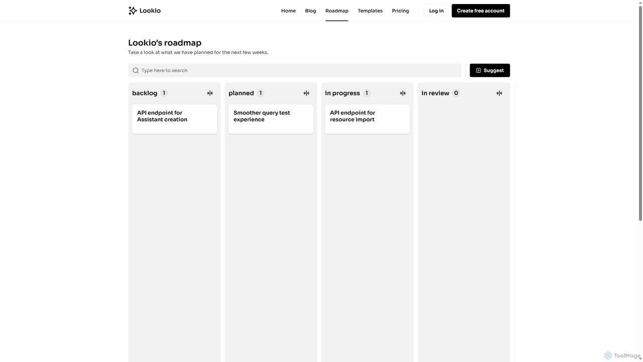 Lookio roadmap - Our plans to improve our knowledge retrieval platform for Lookio