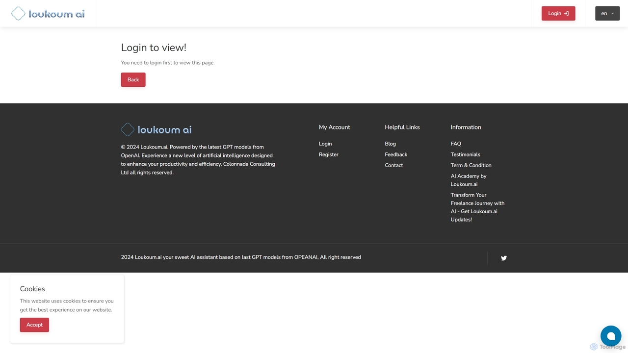 Message - Loukoum AI: Your Personal Assistant Powered by GPT for Loukoum AI