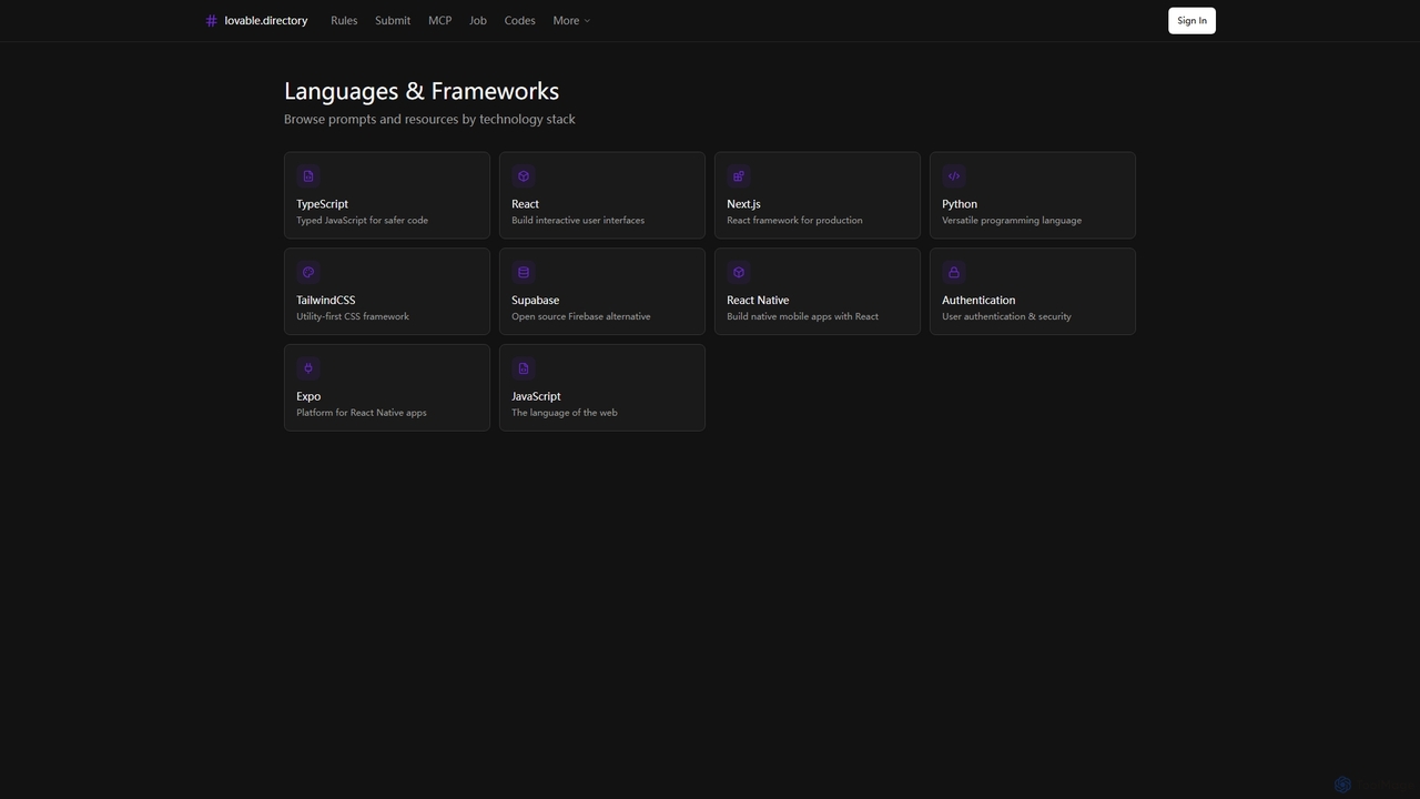 Vibe coding Directory - AI Coding Prompts, Templates &amp; Resources | Lovable, Cursor, GitHub Copilot for Lovabledirectory