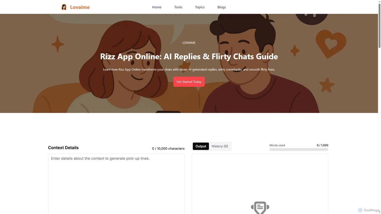Rizz App Online: AI Replies & Flirty Chats Guide - Lovaime for Lovaime