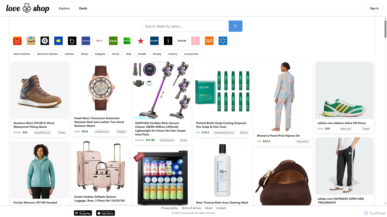 LoveShop.ai - Smart Shopping Assistant for LoveShop