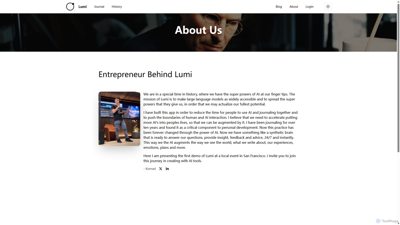 A journaling app with the most powerful AI baked in for Luminalog
