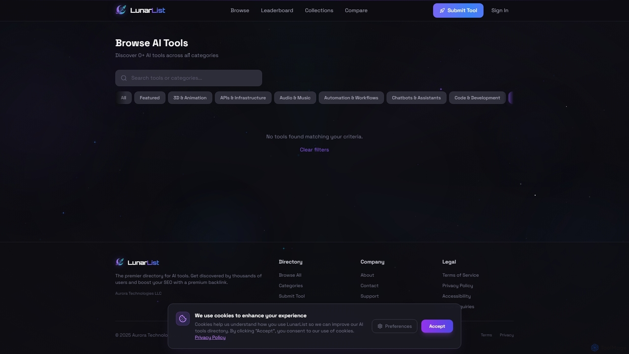 Browse AI Tools | LunarList for LunarList