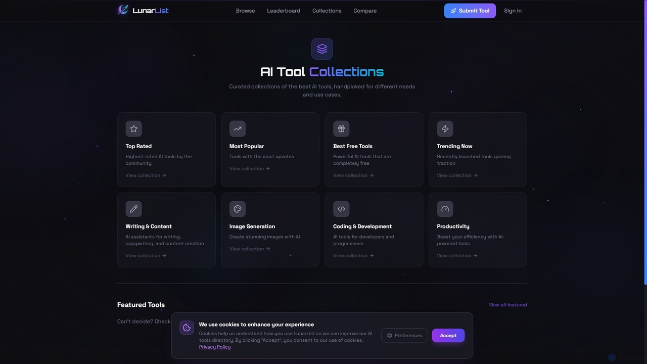 AI Tool Collections | LunarList for LunarList