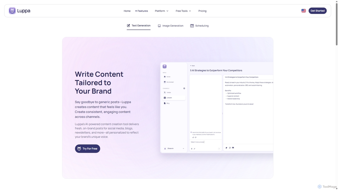 Features - Luppa AI for Luppa AI